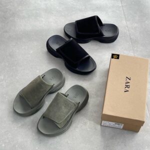 Zara Palm-Print Slides – Levonteluxe Tropical Ease, Styled Right (Copy)