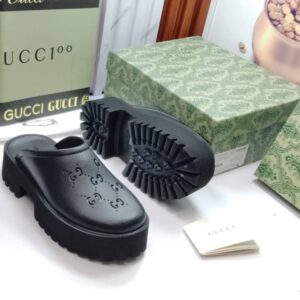Gucci Perforated G Platform Sandal – Statement Luxury Footwear | Levonteluxe