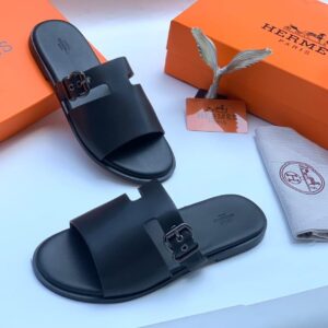Black Hermès Sandals – Understated Luxury, Timeless Craft | Levonteluxe