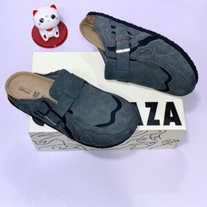 Suede Qeezaza Mules
